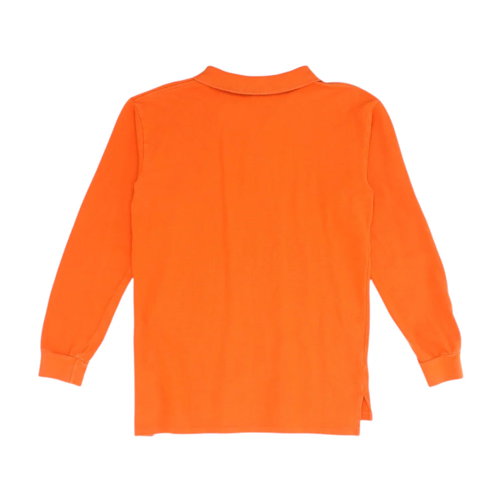Orange Long Sleeve Polo - Image 2