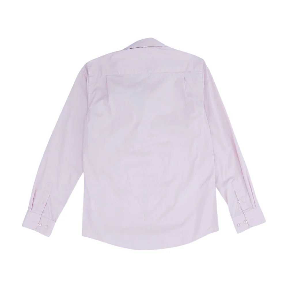 Pink Solid Long Sleeve Button Down - Image 2