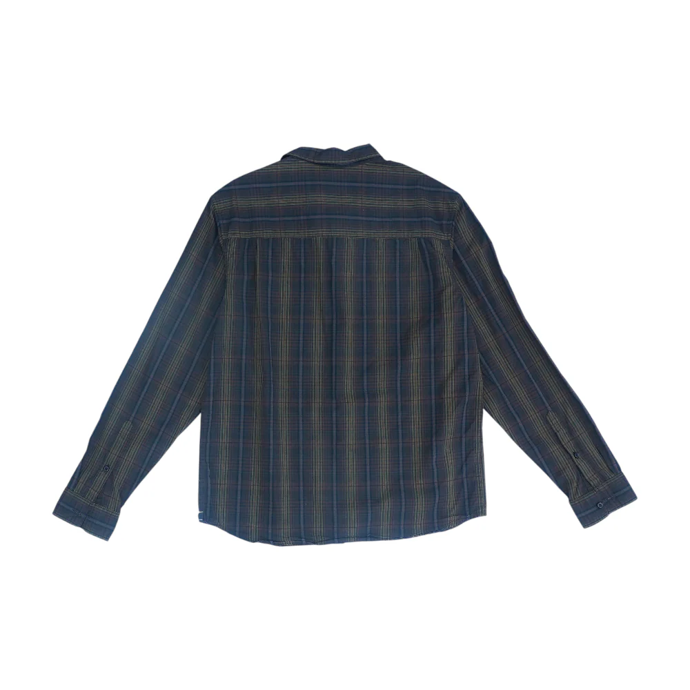 Brown Plaid Long Sleeve Button Down - Image 2