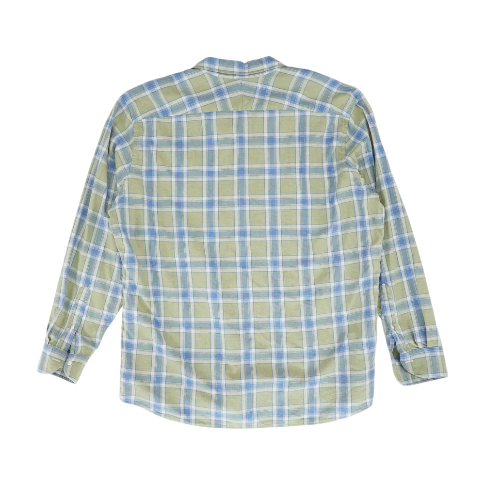 Green Plaid Long Sleeve Button Down - Image 2