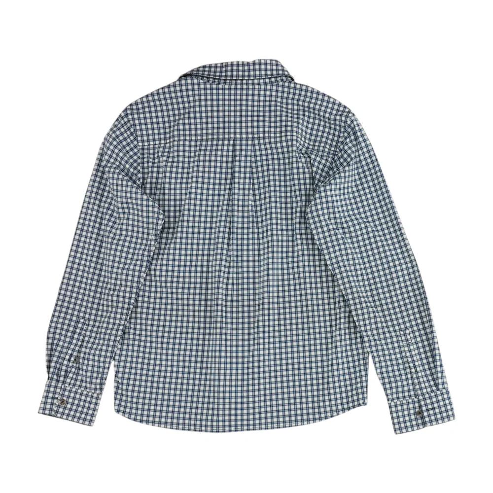 White Check Long Sleeve Button Down - Image 2