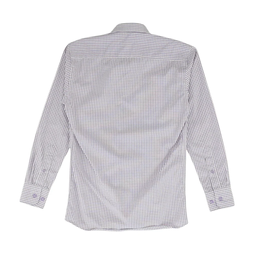 Purple Check Long Sleeve Button Down - Image 2