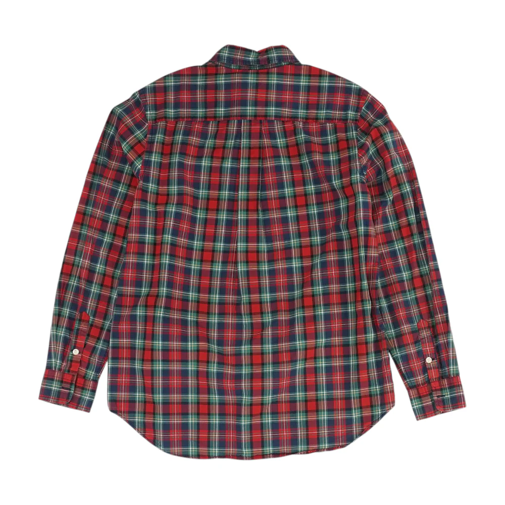 Red Plaid Long Sleeve Button Down - Image 2