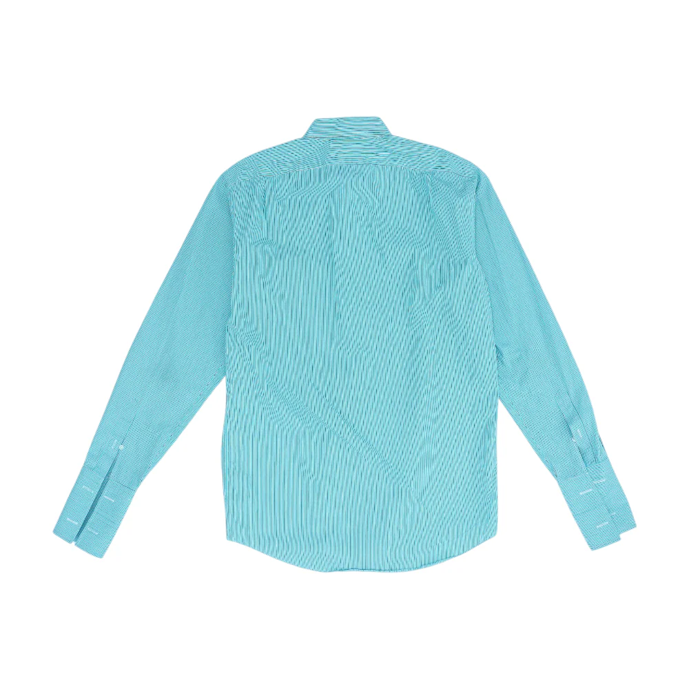 Green Striped Long Sleeve Button Down - Image 2