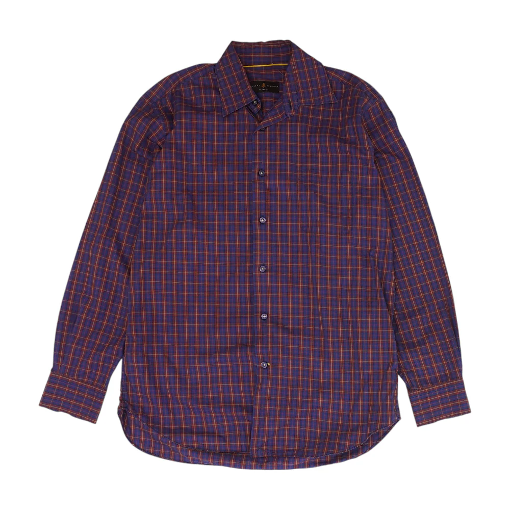 Blue Check Long Sleeve Button Down