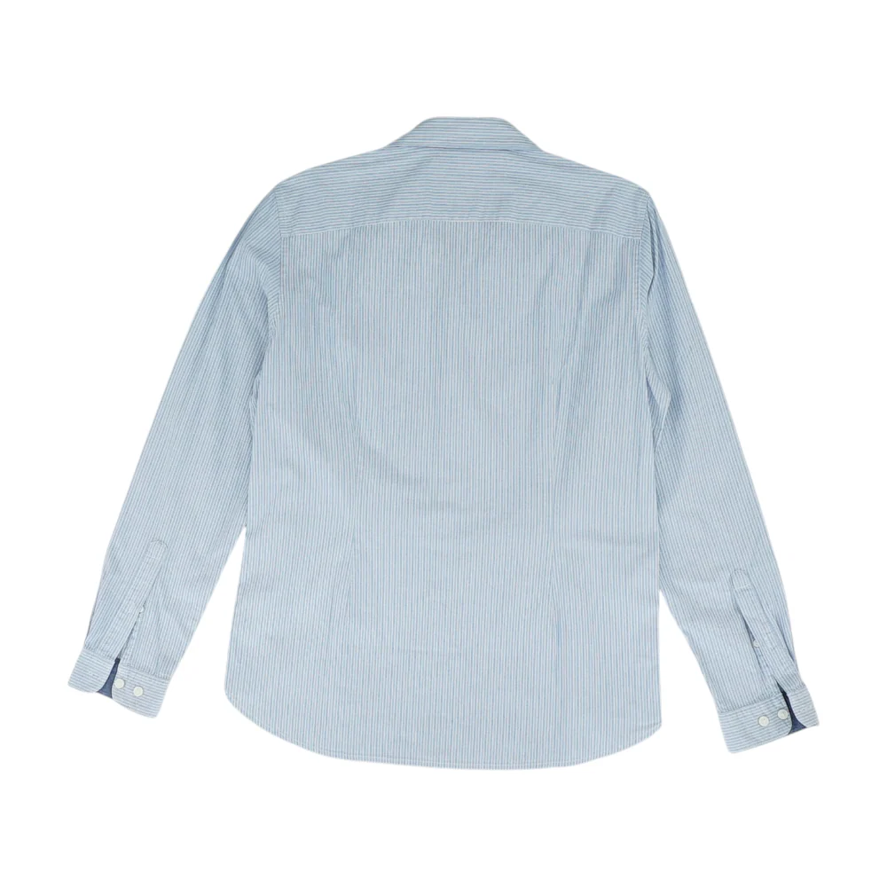 Blue Striped Long Sleeve Button Down - Image 2