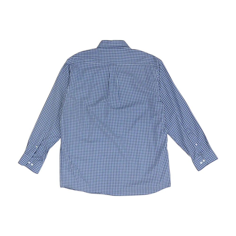 Blue Check Long Sleeve Button Down - Image 2