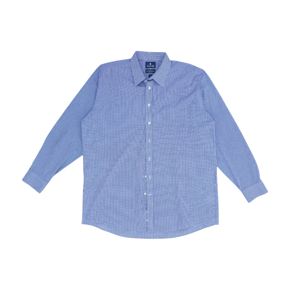 Purple Check Long Sleeve Button Down