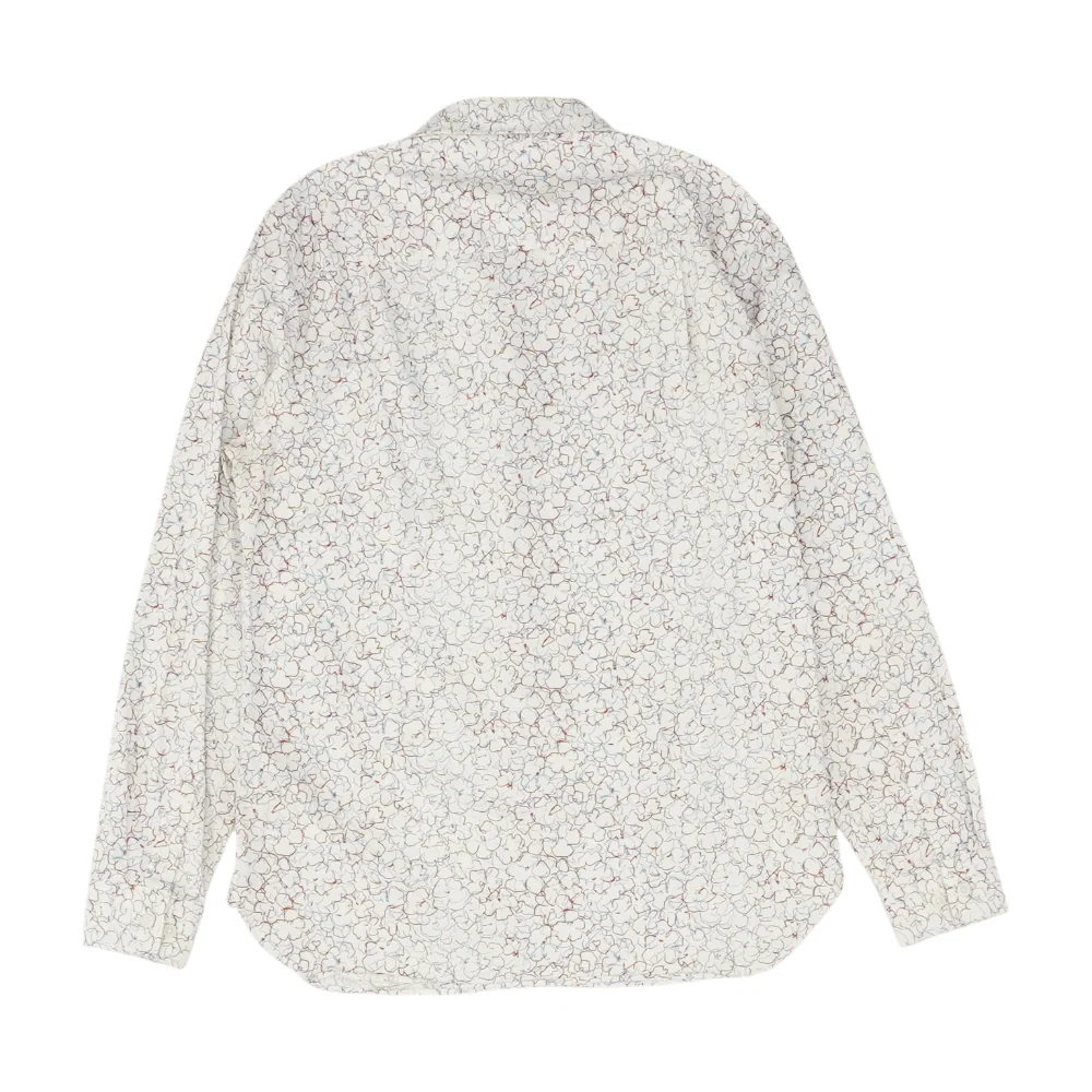 White Print Long Sleeve Button Down - Image 2