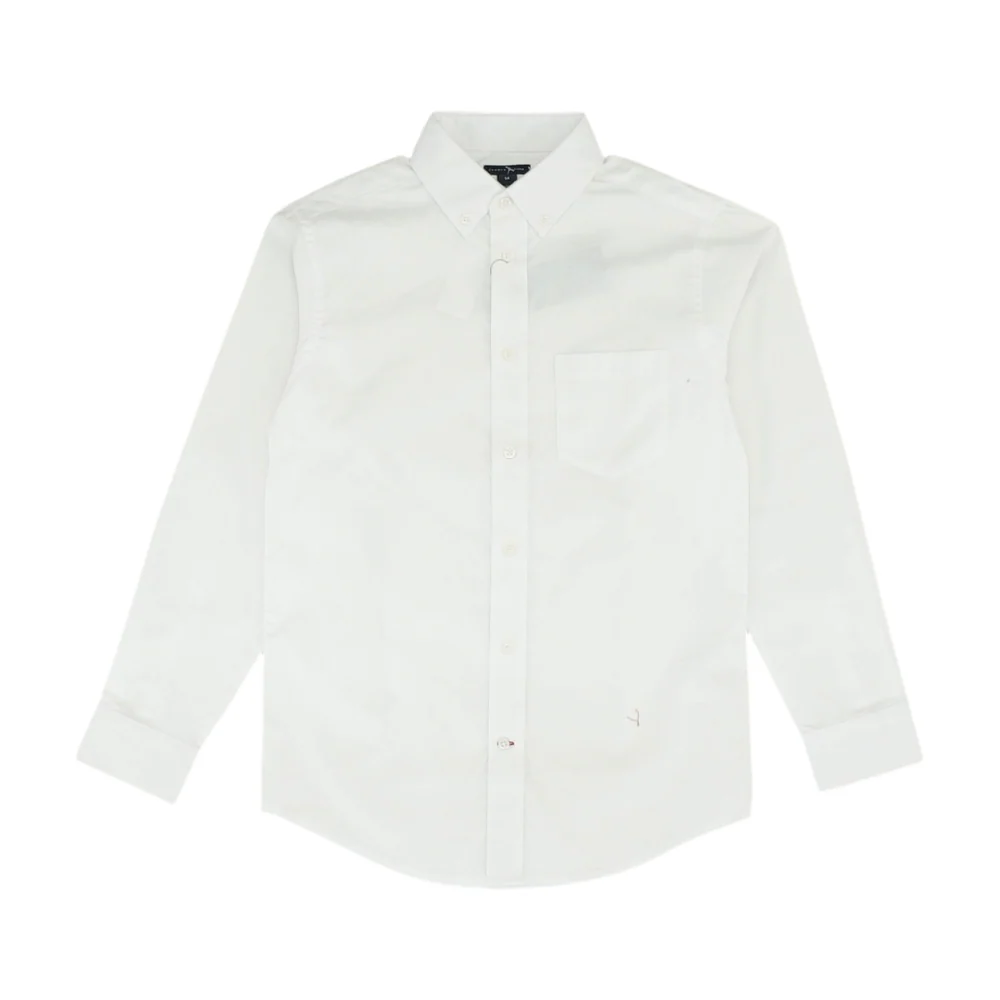 White Long Sleeve Button Down