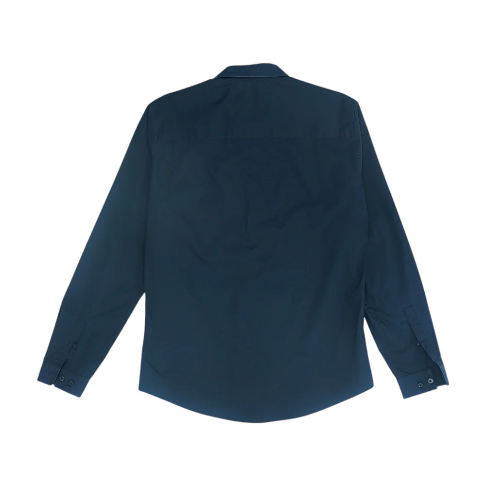 Black Solid Long Sleeve Button Down - Image 2
