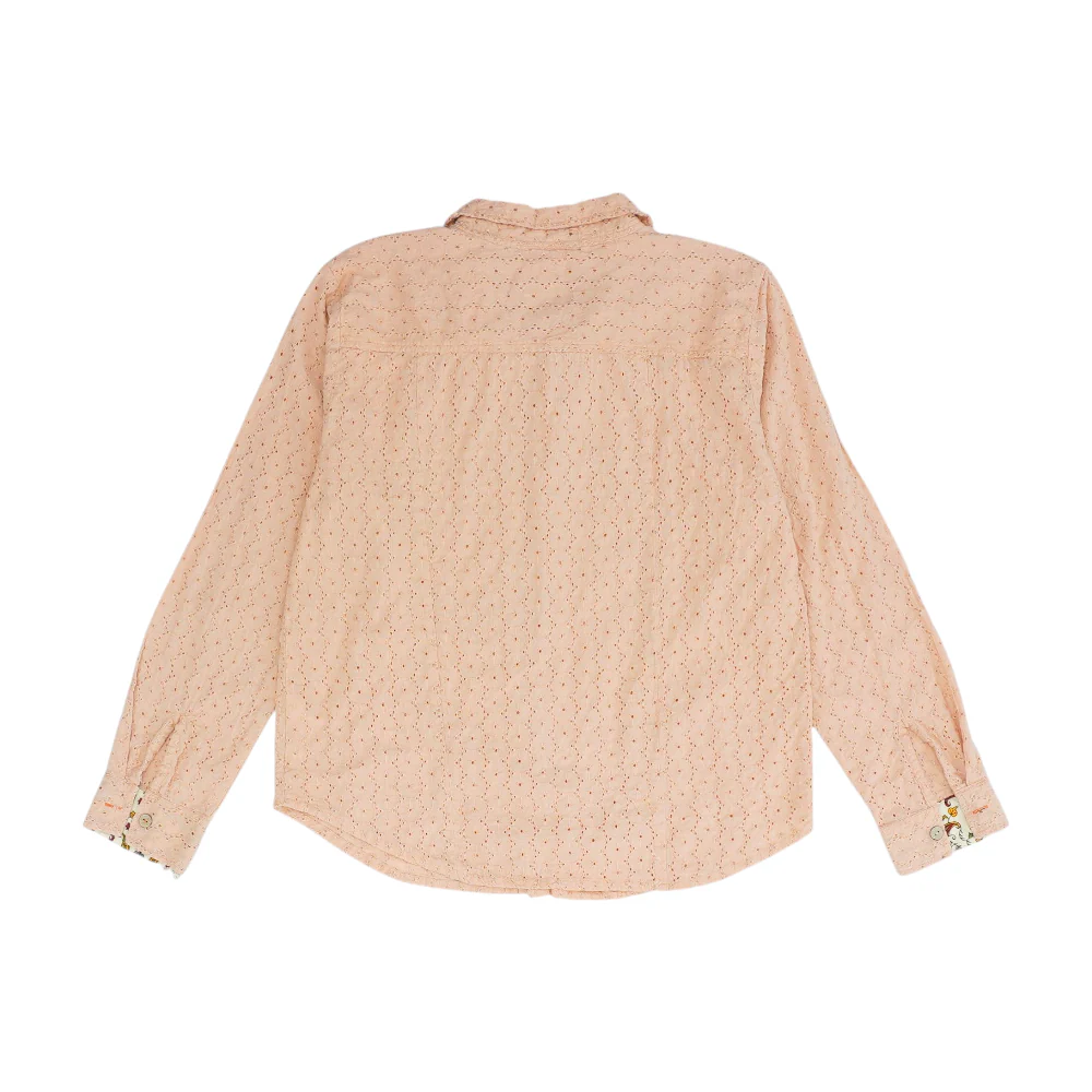 Orange Solid Long Sleeve Button Down - Image 2