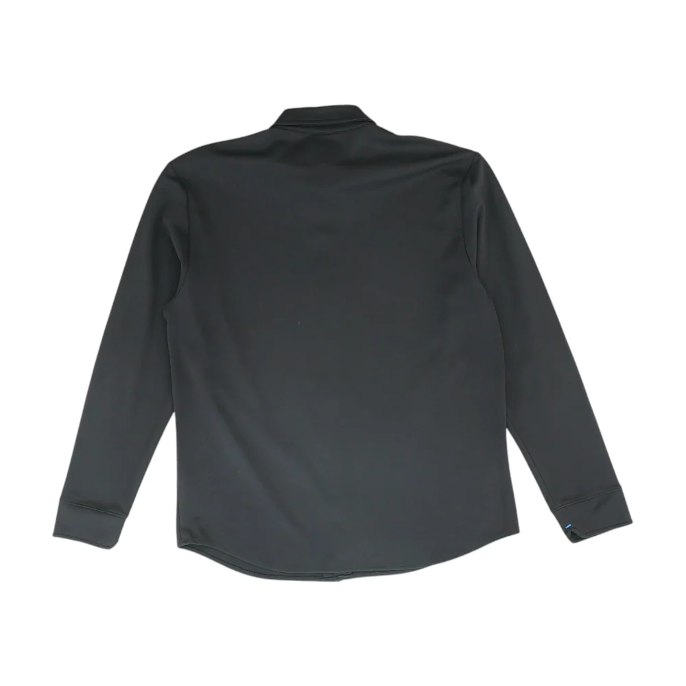 Black Solid Long Sleeve Button Down - Image 2