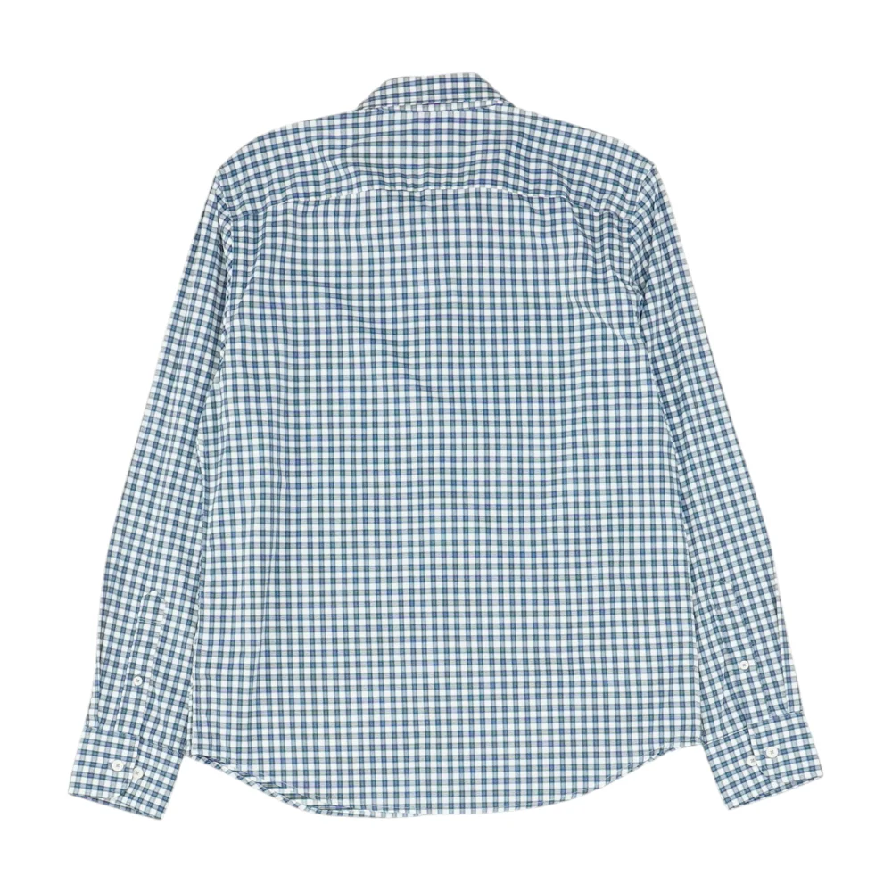 Blue Check Long Sleeve Button Down - Image 2