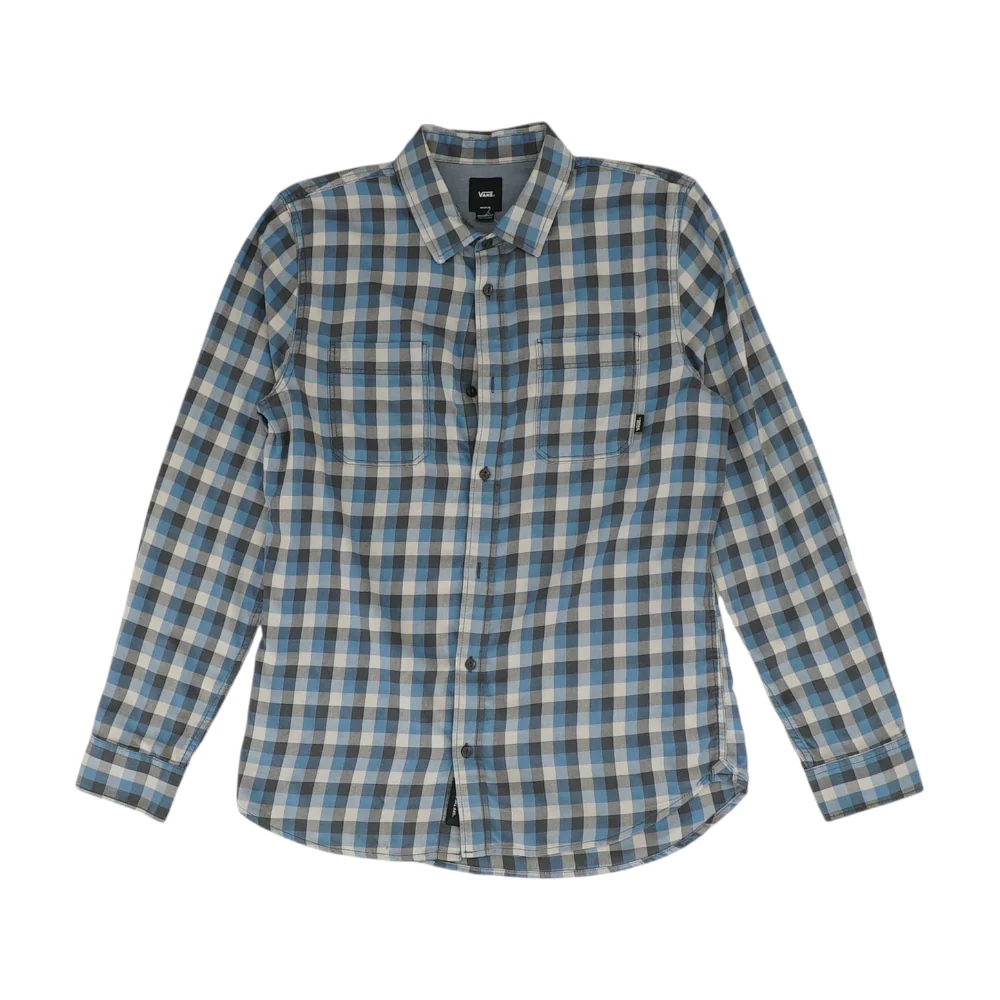 Blue Check Long Sleeve Button Down