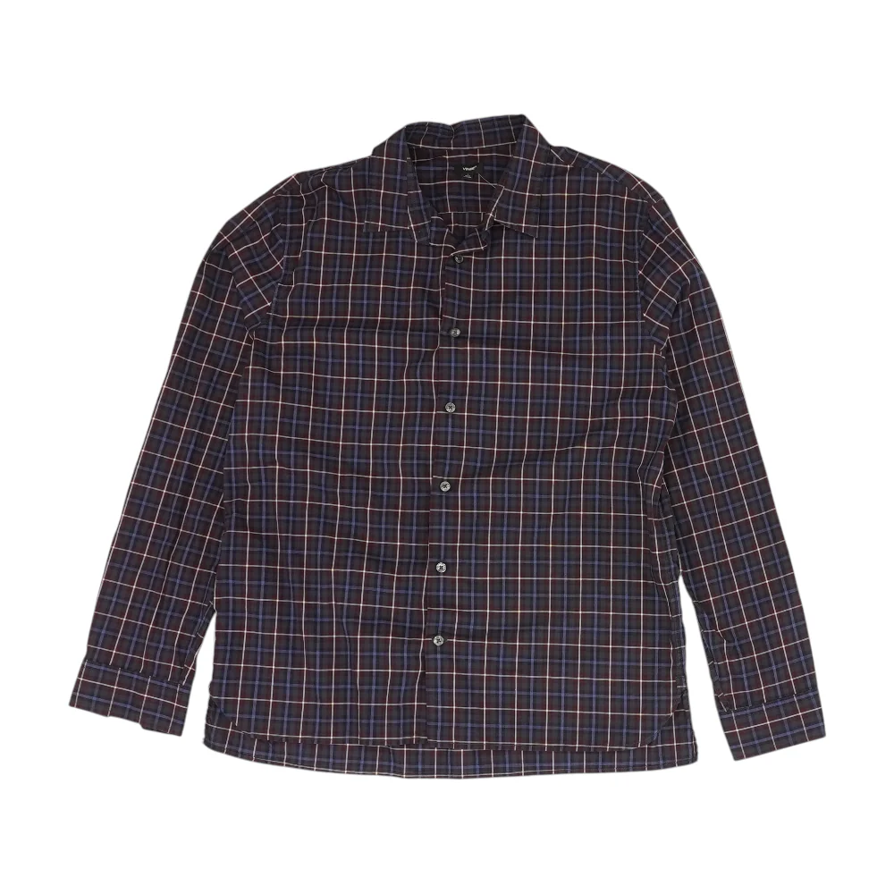 Multi Plaid Long Sleeve Button Down