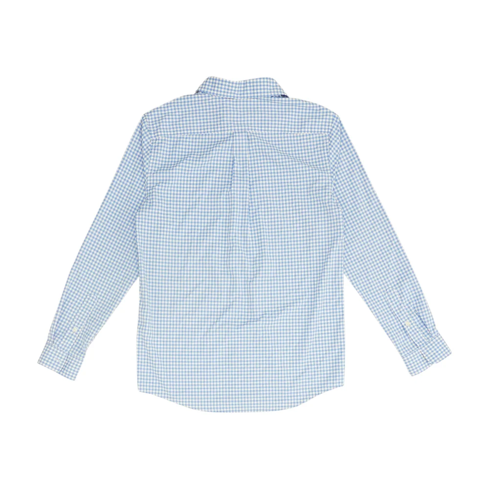 Blue Check Long Sleeve Button Down - Image 2
