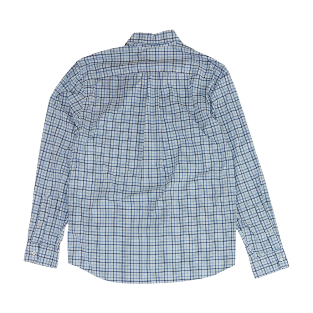 Blue Plaid Long Sleeve Button Down - Image 2