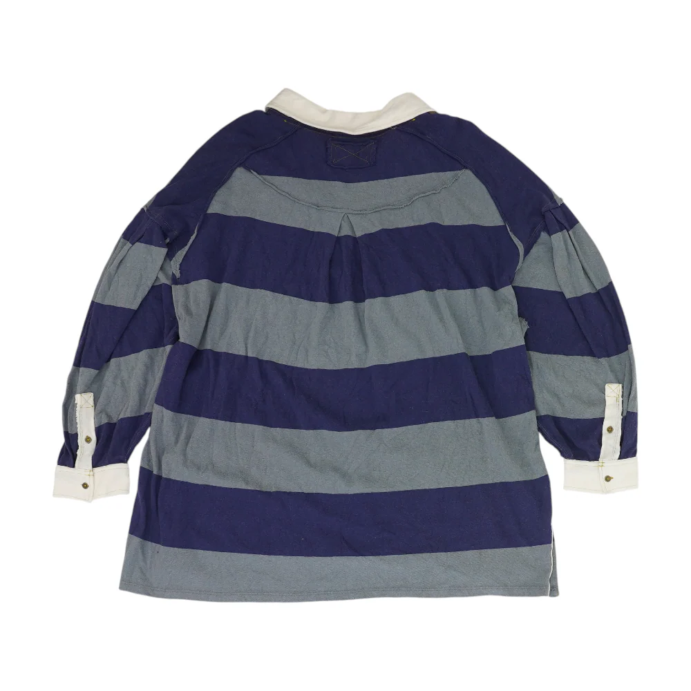 Gray Striped Blouse - Image 2