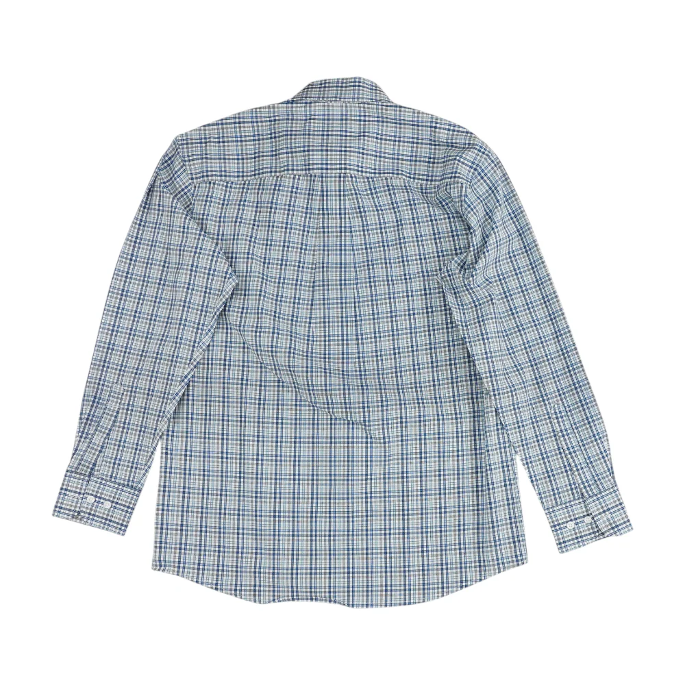 White Check Long Sleeve Button Down - Image 2