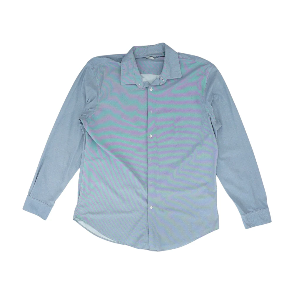 Blue Striped Long Sleeve Button Down