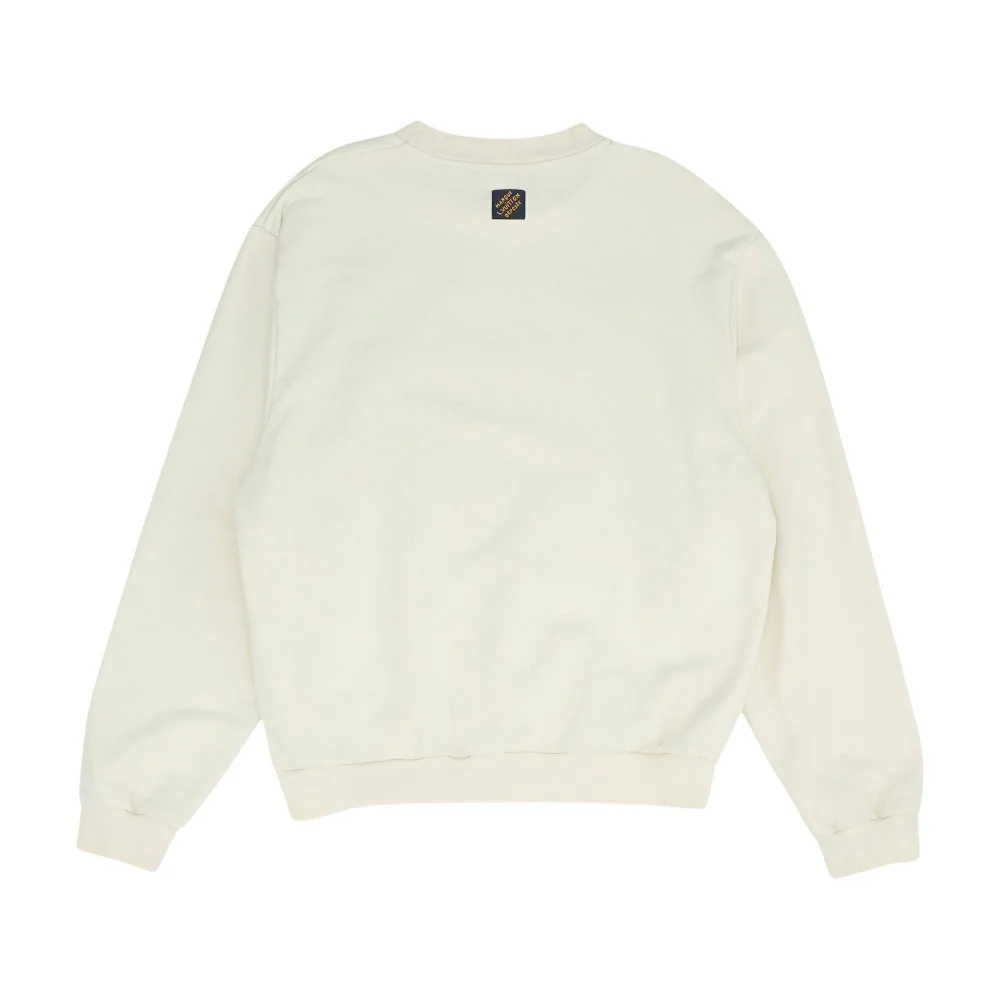 Ivory Embroidered Signature Crewneck - Image 2