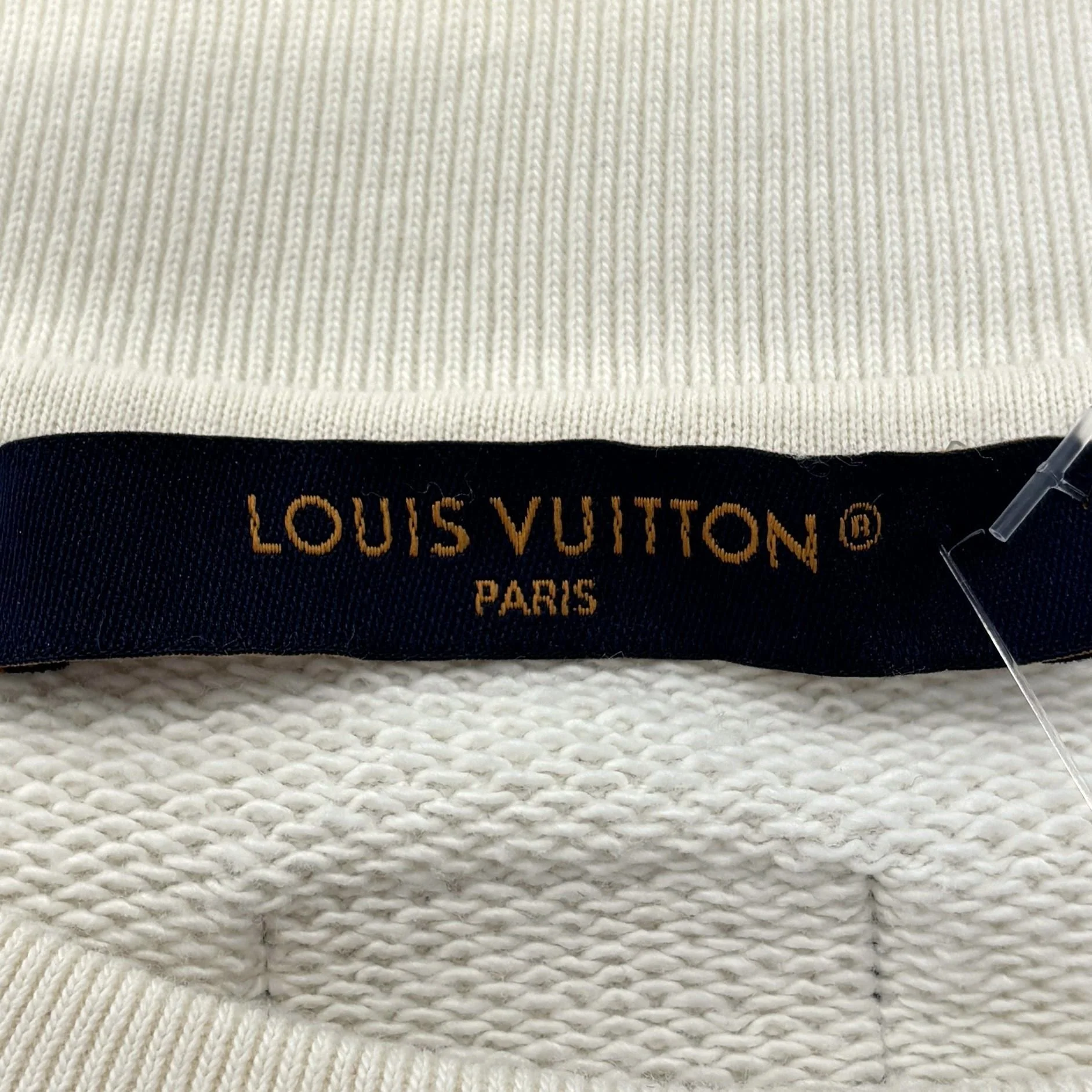 Ivory Embroidered Signature Crewneck - Image 4