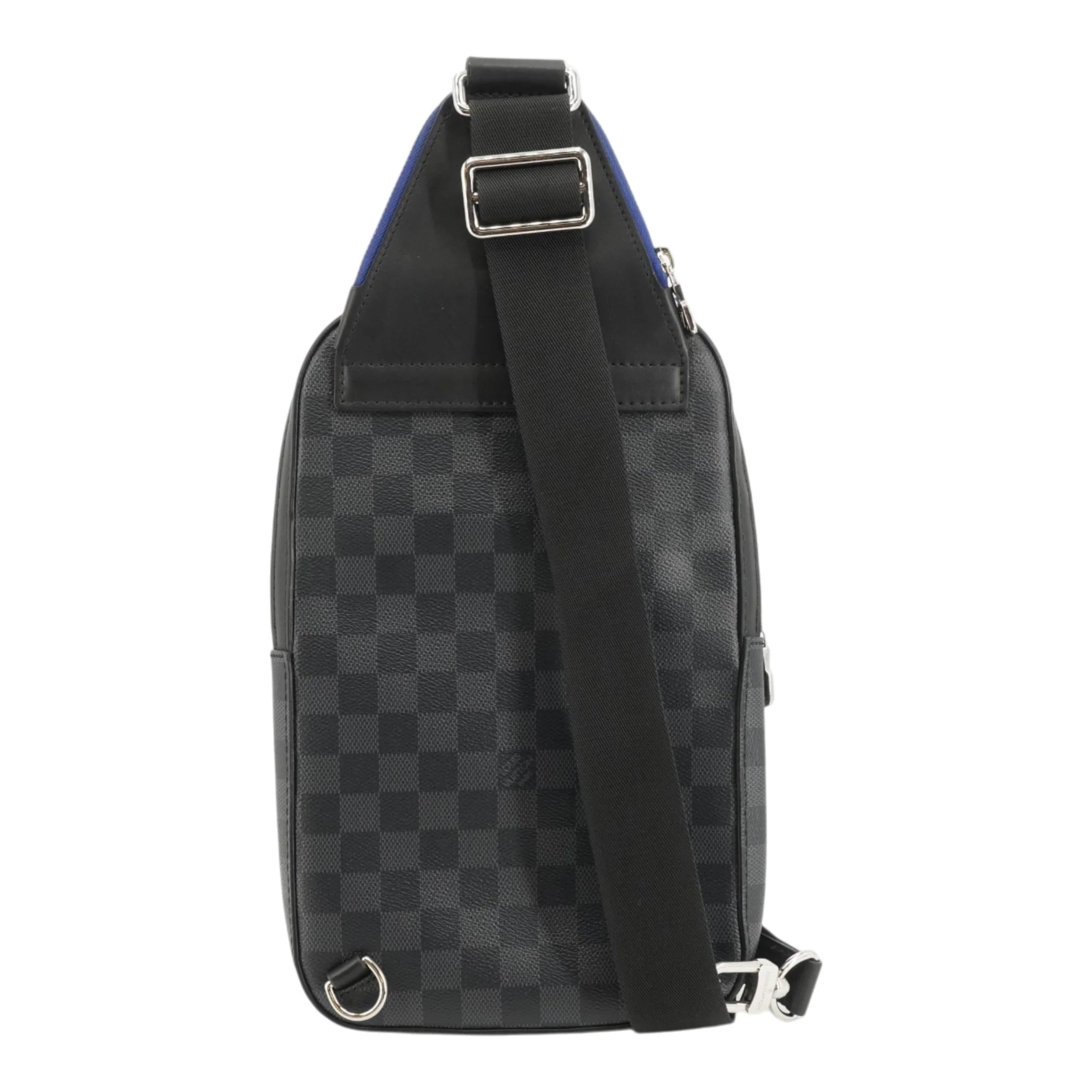 Indigo Blue Avenue Slingbag in Damier Graphite Coated Canvas - Image 2