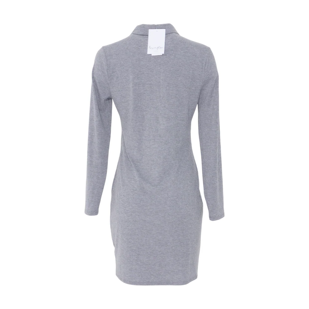 Gray Mini Dress - Image 2