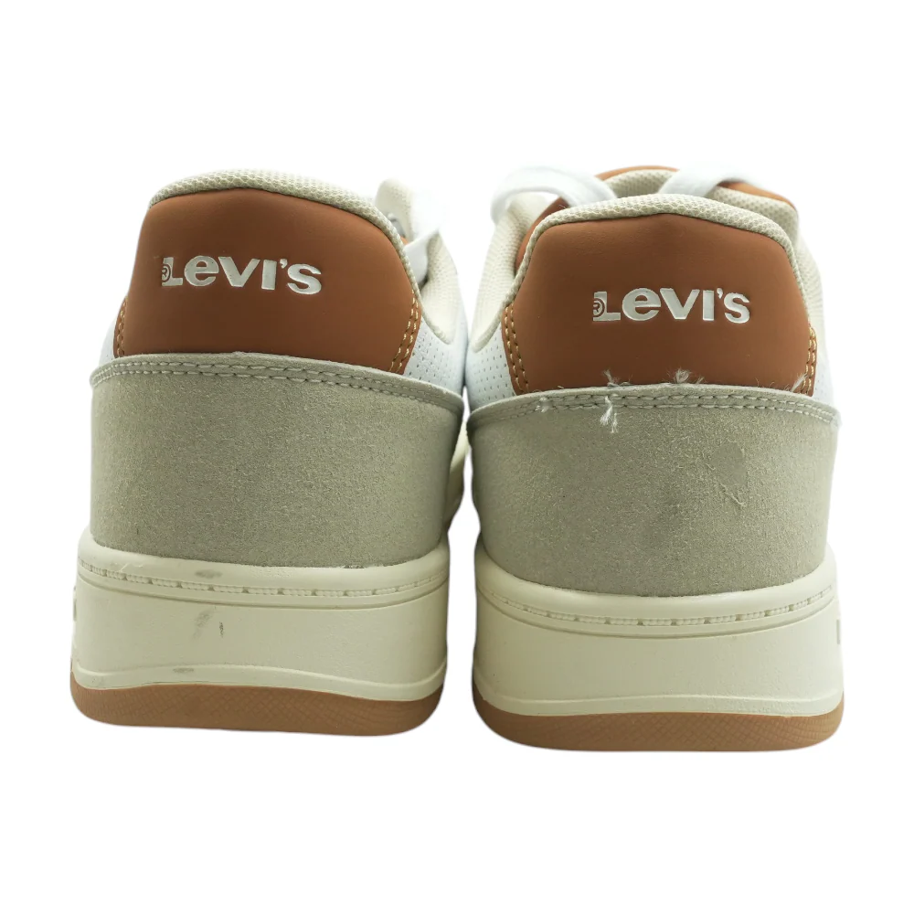 White Low-Top Athletic Shoes - Image 2