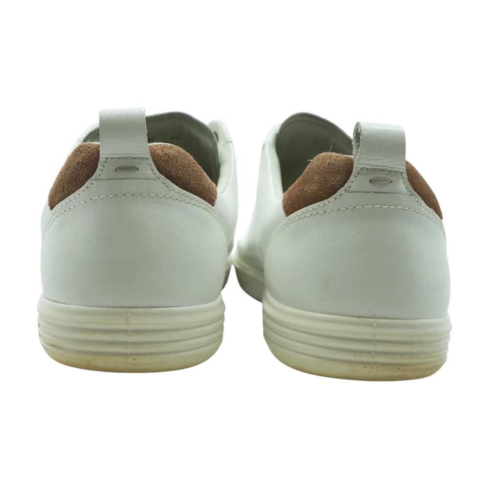 White Low-Top Athletic Shoes - Image 2