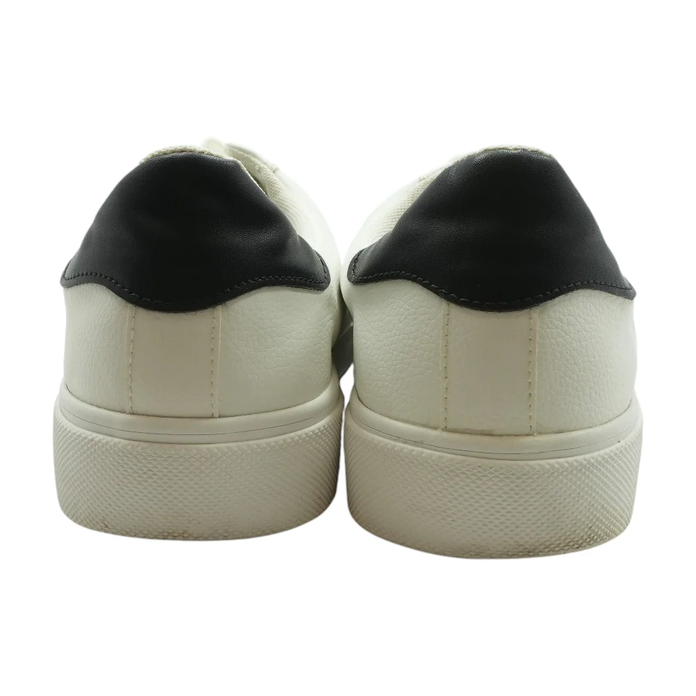 White Low-Top Athletic Shoes - Image 2