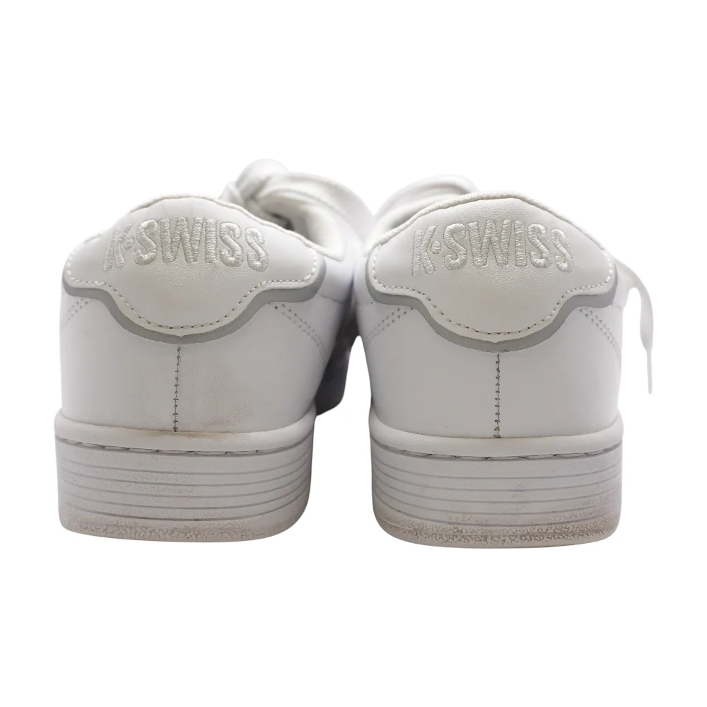 White Low-Top Athletic Shoes - Image 2