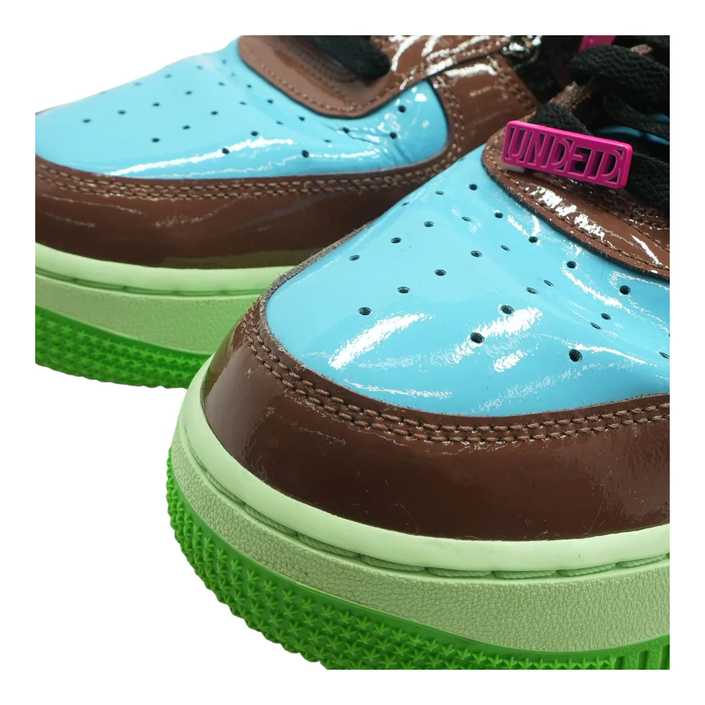 Undefeated Multi-Patent Pink Prime Air Force 1 Low SP Low-Top Athletic Shoes - Image 4