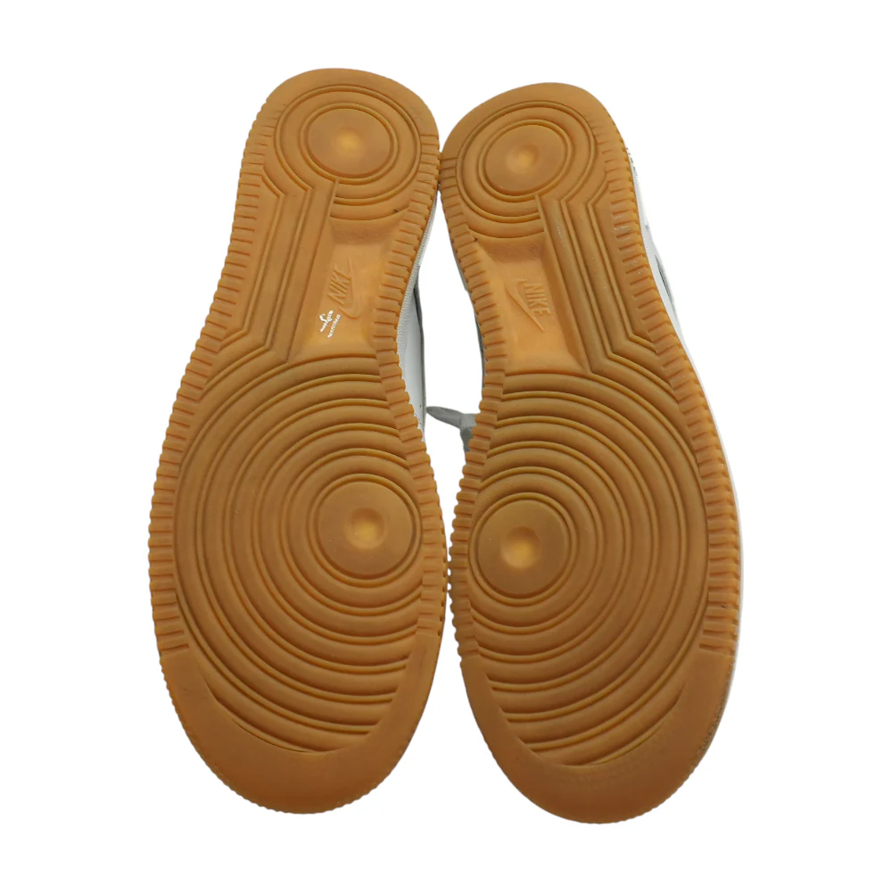 AF1 '07 White Gum Low-Top Athletic Shoes - Image 3