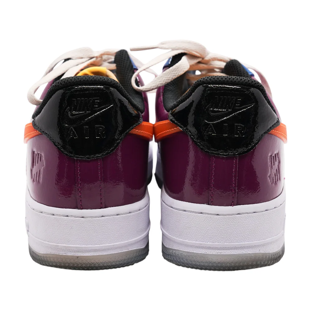 Undefeated Multi-Patent Total Orange Air Force 1 Low SP Low-Top Athletic Shoes - Image 2