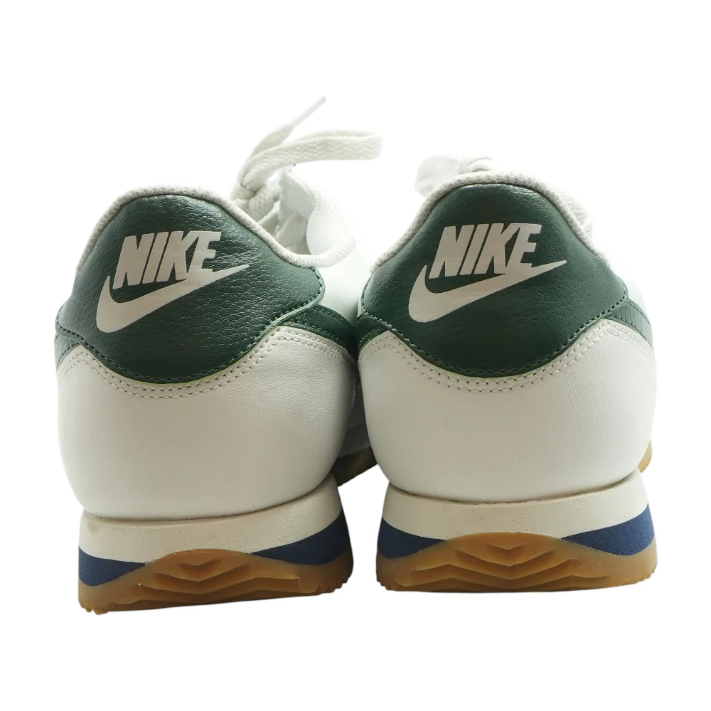 Cortez Leather Summit White Low-Top Athletic Shoes - Image 2
