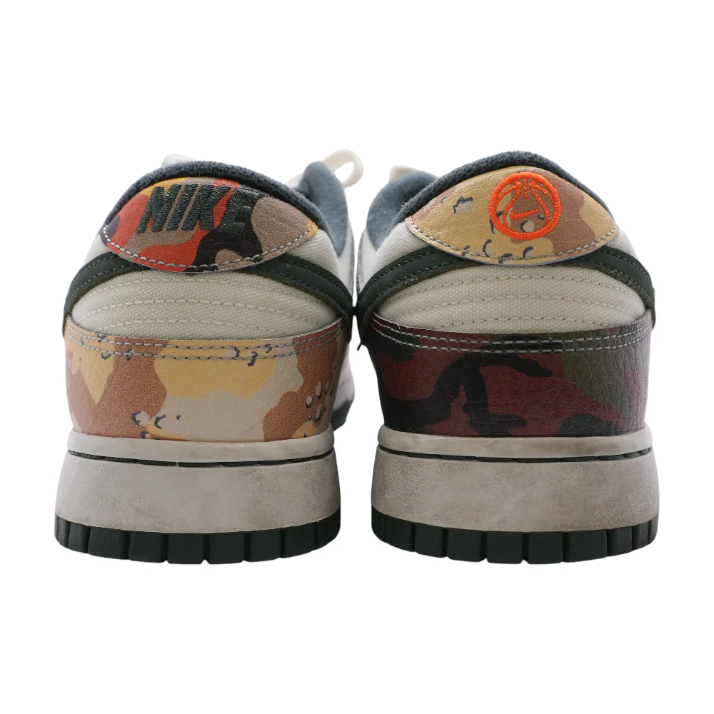 Dunk Low SE Sail Multi-Camo Low-Top Athletic Shoes - Image 2