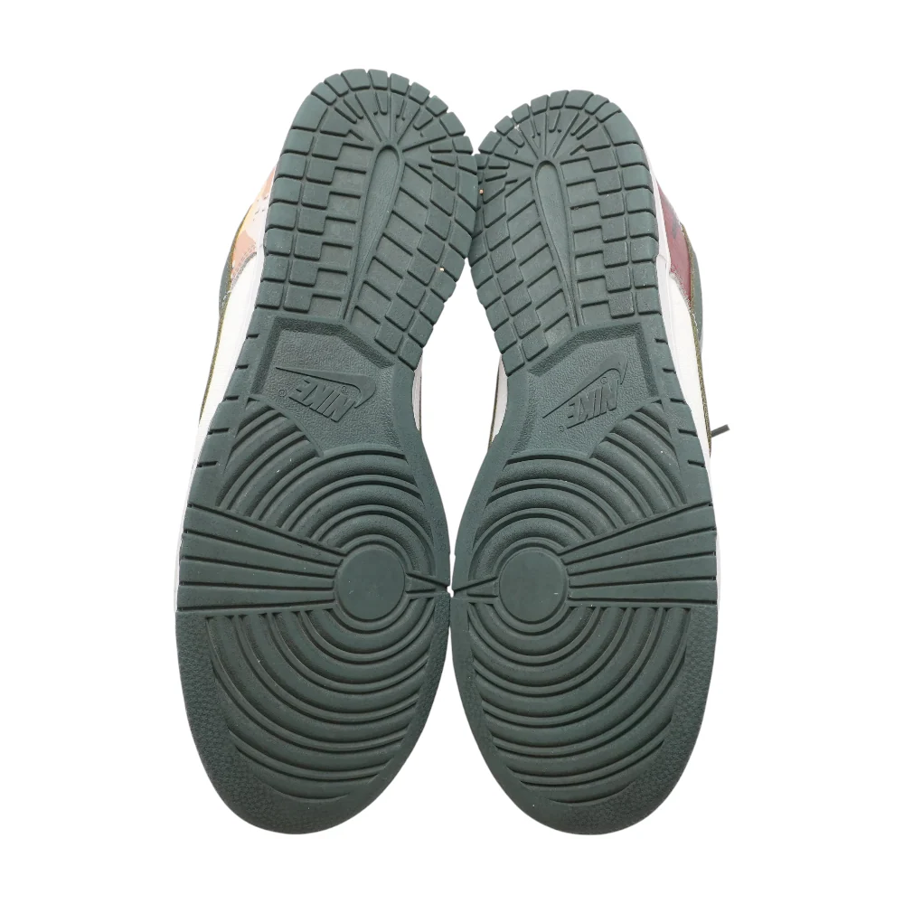 Dunk Low SE Sail Multi-Camo Low-Top Athletic Shoes - Image 3