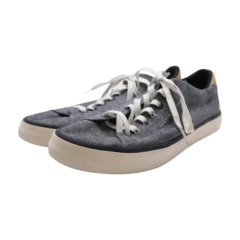 Navy Low-Top Athletic Shoes