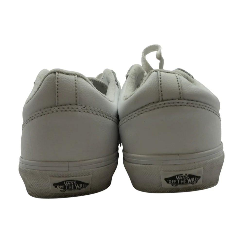 White Low-Top Athletic Shoes - Image 2