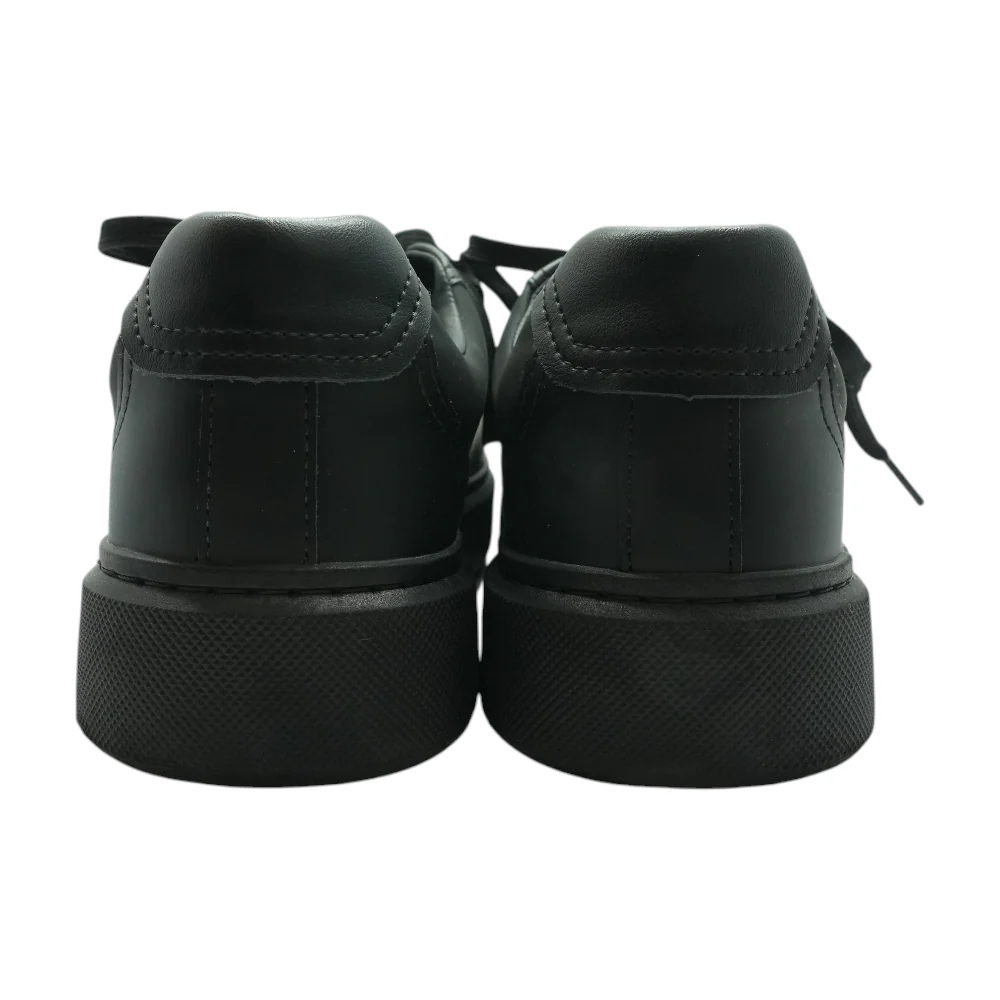 Black Low-Top Athletic Shoes - Image 2
