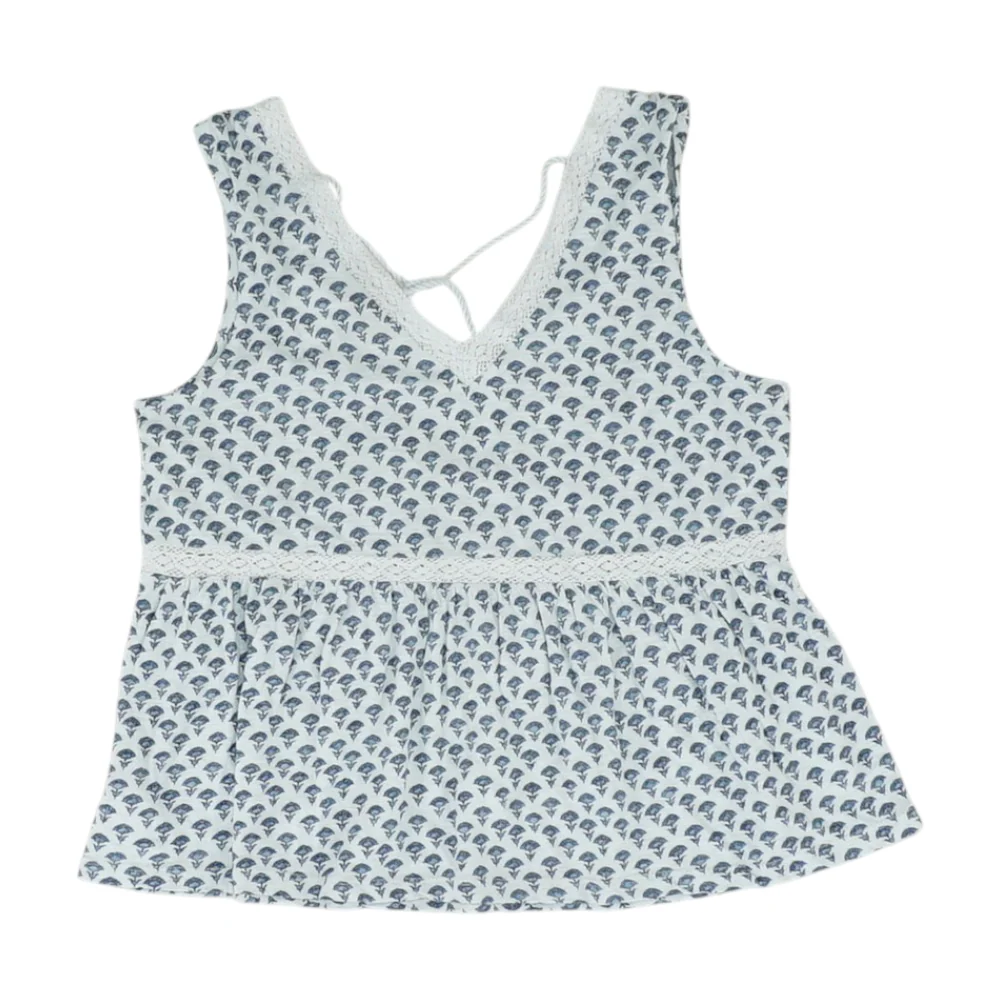 Blue Print Blouse - Image 2