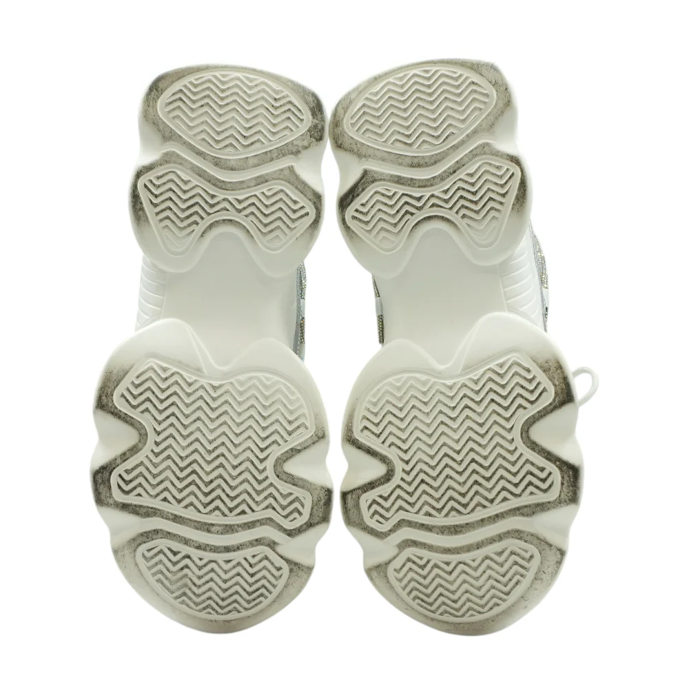 Silver Athletic Shoes - Image 3