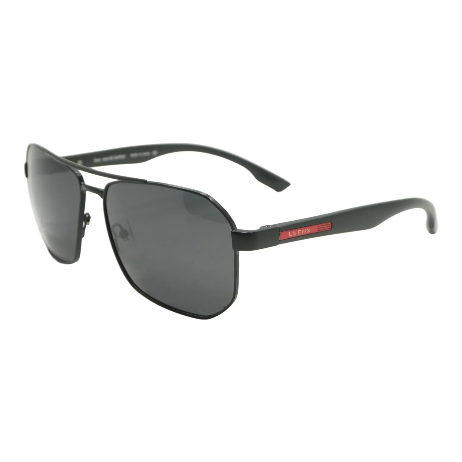 Black See World Better Aviator Sunglasses