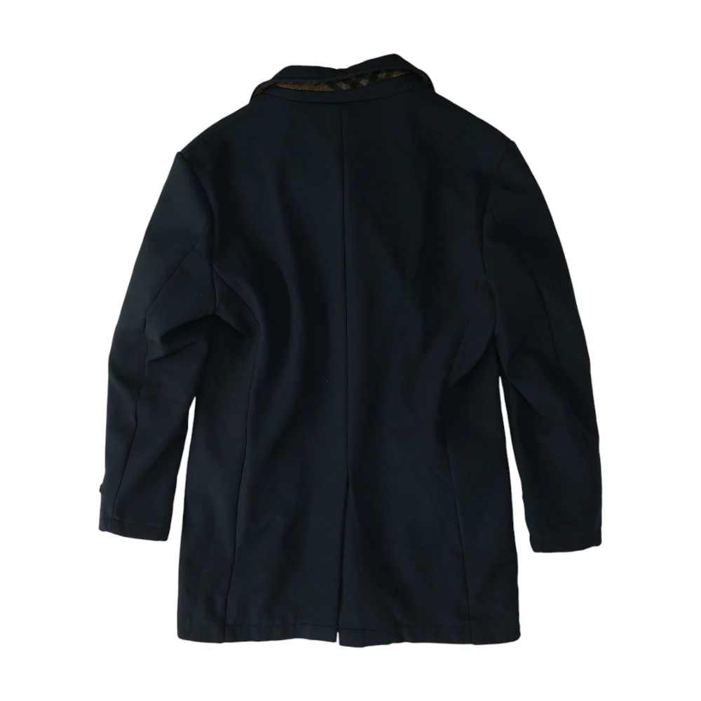 Navy Solid Coat - Image 2