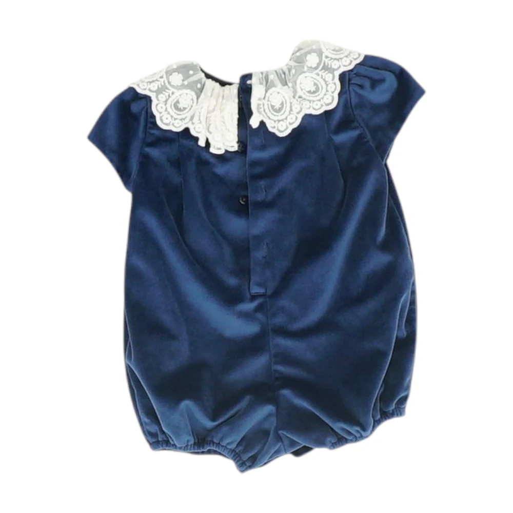 Navy Short Sleeve One-Piece - Image 2