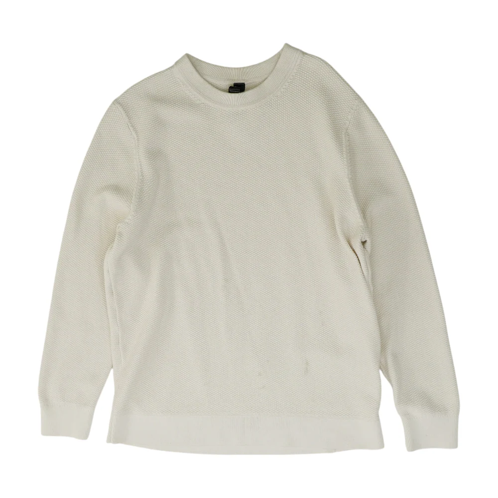 Ivory Solid Pullover Sweater