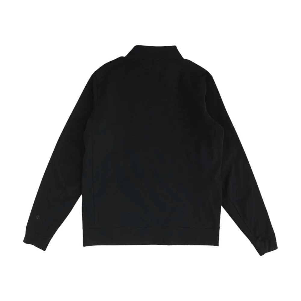 Black Solid Active Jacket - Image 2