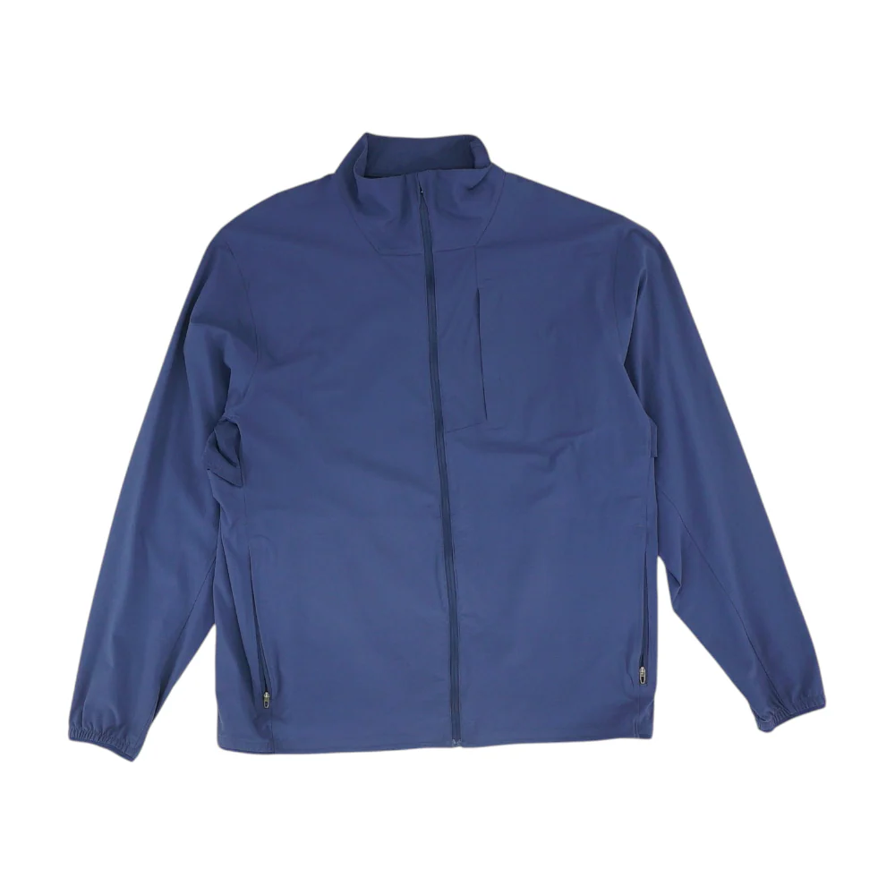 Blue Solid Active Jacket